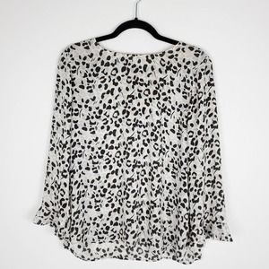 LOFT Leopard Print Blouse